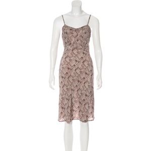 ERICA TANOV Silk Midi Length Dress. Size S